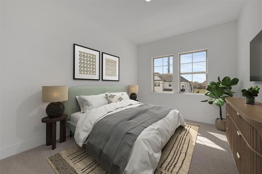 Furnished interior view inside a new home in Wellington, Haslet (Image 7).