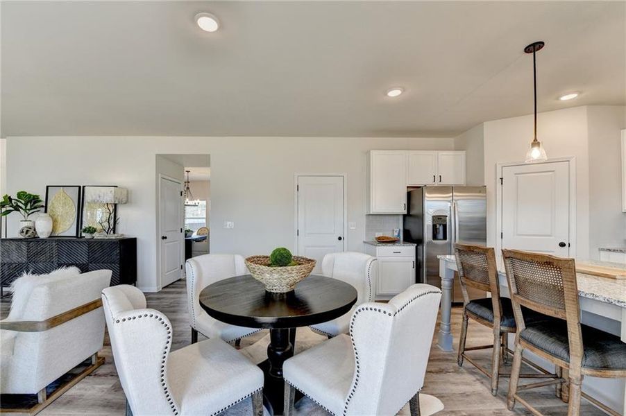 Furnished interior view inside a new home in , Auburn (Image 36).