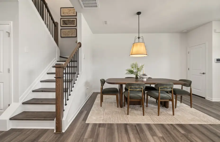 Furnished interior view inside a new home in The Preserve at Marks Creek, Knightdale (Image 13).