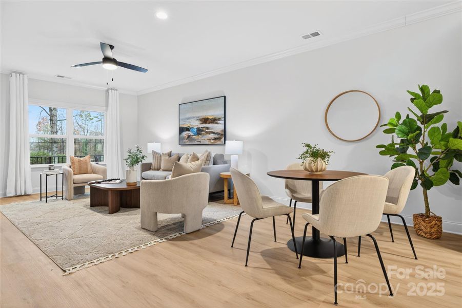 Furnished interior view inside a new home in , Mount Holly (Image 10). Furnished interior view inside a new home in , Mount Holly (Image 10).