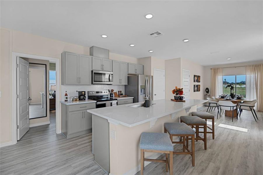 Furnished interior view inside a new home in , Winter Haven (Image 12).
