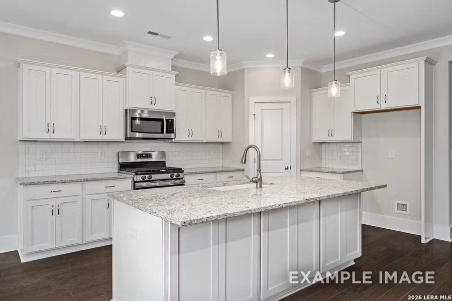 Furnished interior view inside a new home in The Reserve at Potranco Oaks, Castroville (Image 7).