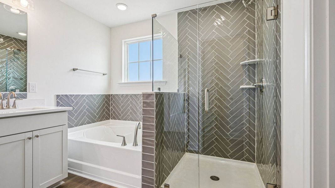 Representative furnished interior of a home built from the Juniper by DRB Homes in Sidney Creek Single Family, Zebulon (Image 40). Representative furnished interior of a home built from the Juniper by DRB Homes in Sidney Creek Single Family, Zebulon (Image 40).