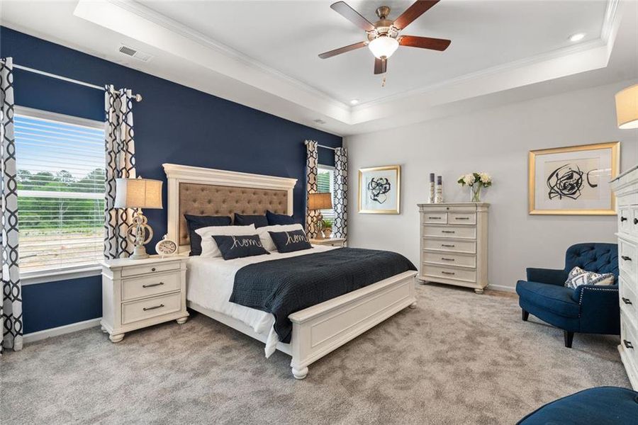 Furnished interior view inside a new home in Sycamore Crest, Calhoun (Image 28).