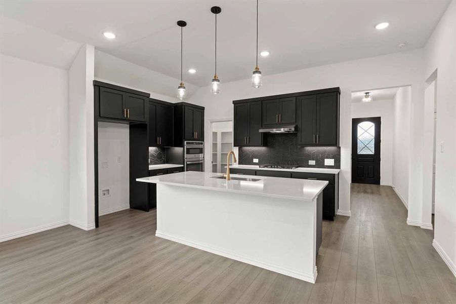 Furnished interior view inside a new home in Meadow Park, Melissa (Image 7). Furnished interior view inside a new home in Meadow Park, Melissa (Image 7).