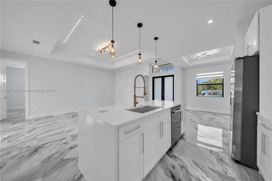 Furnished interior view inside a new home in , Lehigh Acres (Image 9). Furnished interior view inside a new home in , Lehigh Acres (Image 9).