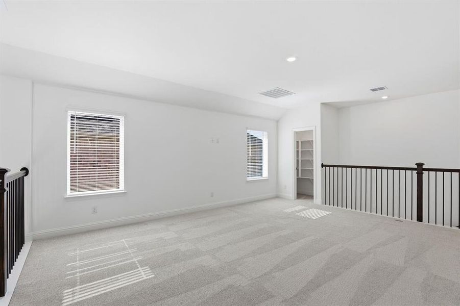 Spacious, unfurnished interior of a new home in The Ranch at Uptown Celina 40s, Celina (Image 25). Spacious, unfurnished interior of a new home in The Ranch at Uptown Celina 40s, Celina (Image 25).