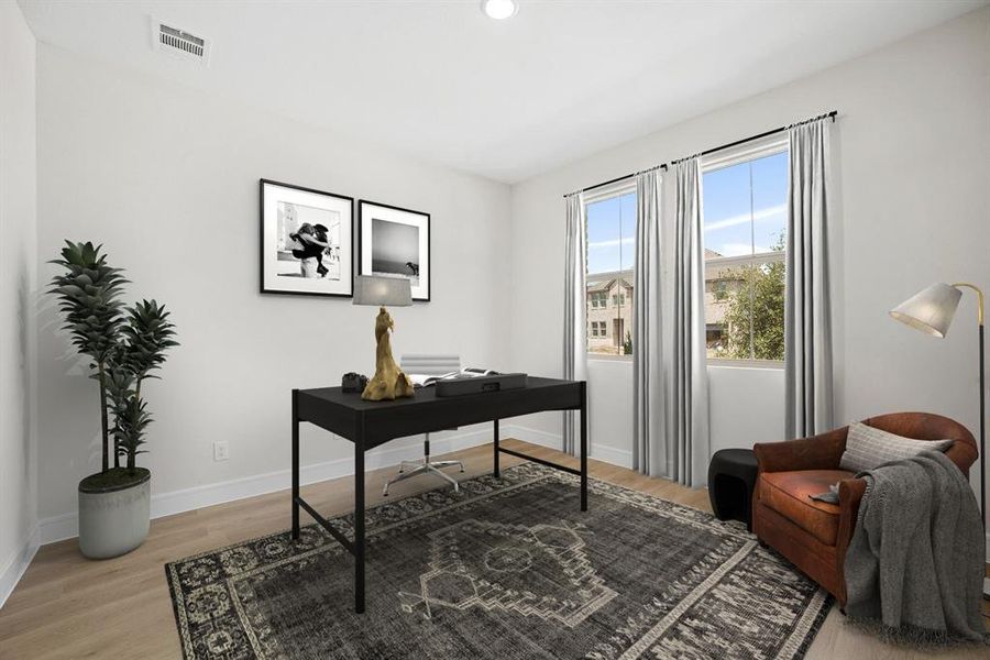 Furnished interior view inside a new home in Elevon, Lavon (Image 13). Furnished interior view inside a new home in Elevon, Lavon (Image 13).