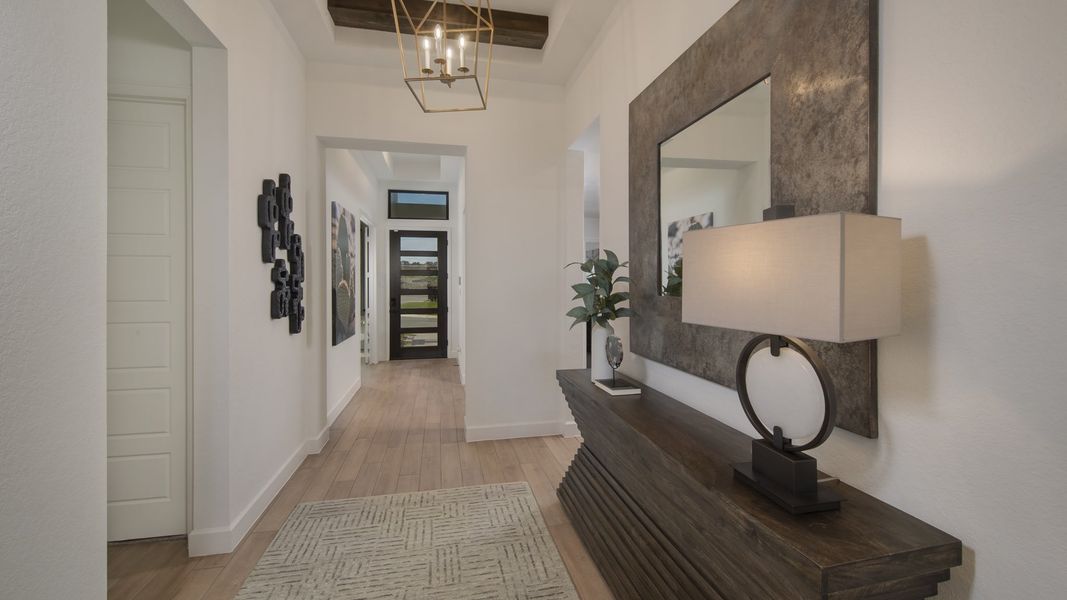 Furnished interior view inside a new home in Juniper Springs, Lockhart (Image 26). Furnished interior view inside a new home in Juniper Springs, Lockhart (Image 26).