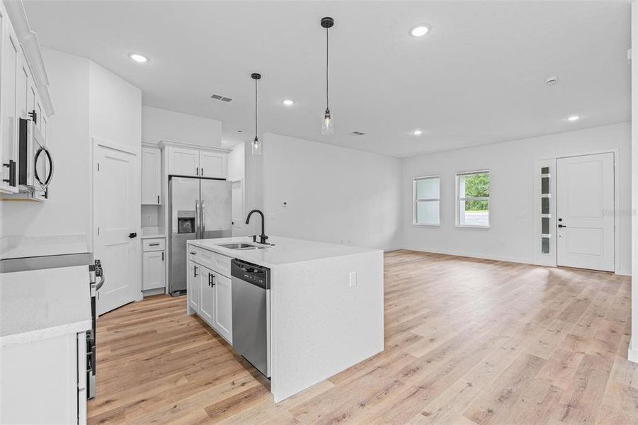 Furnished interior view inside a new home in , Citrus Springs (Image 10).