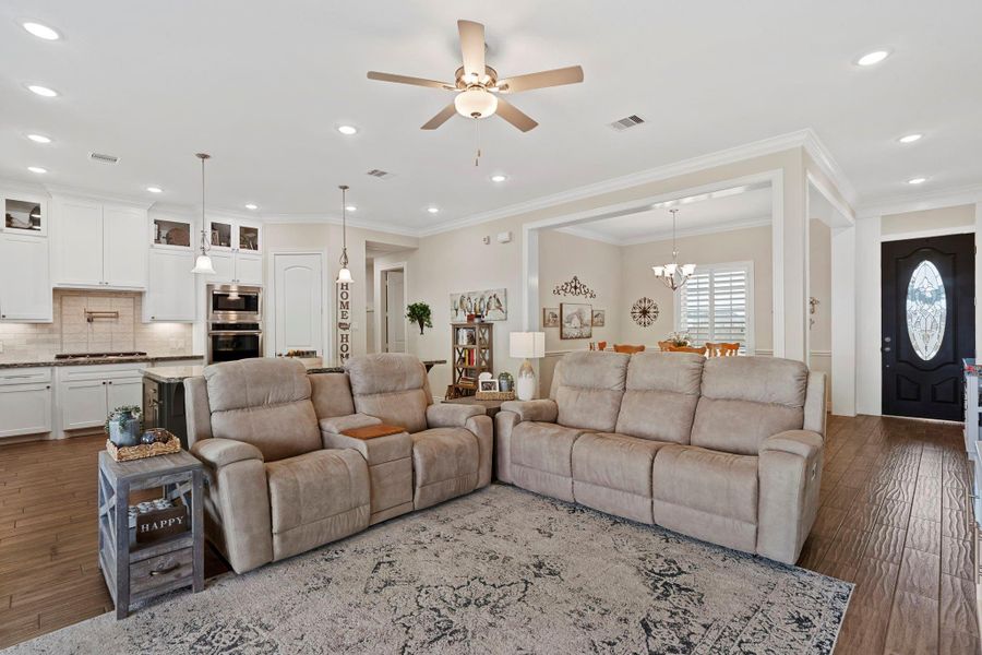 Furnished interior view inside a new home in , Needville (Image 16). Furnished interior view inside a new home in , Needville (Image 16).