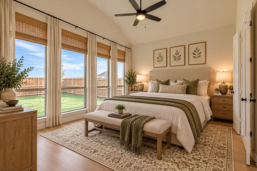 Virtually staged photo for Main Bedroom 4408 Lamplights Drive