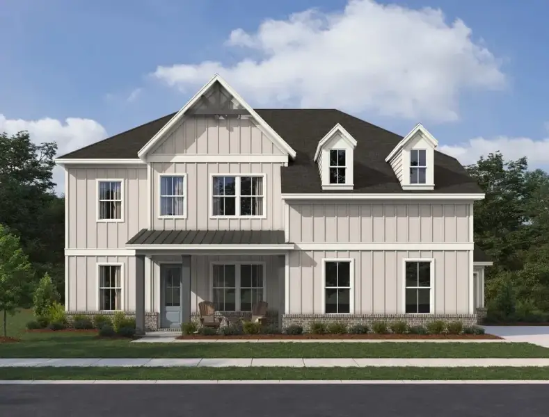 Representative exterior photo of a completed home built from the Cromwell by Ashton Woods in Sterling Crest, Cumming, GA (Image 19). Representative exterior photo of a completed home built from the Cromwell by Ashton Woods in Sterling Crest, Cumming, GA (Image 19).