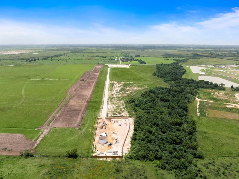 Site preparation for new homesites in Sanford Farms, Waller (Image 26).
