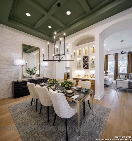 Furnished interior view inside a new home in Esperanza, Boerne (Image 12).
