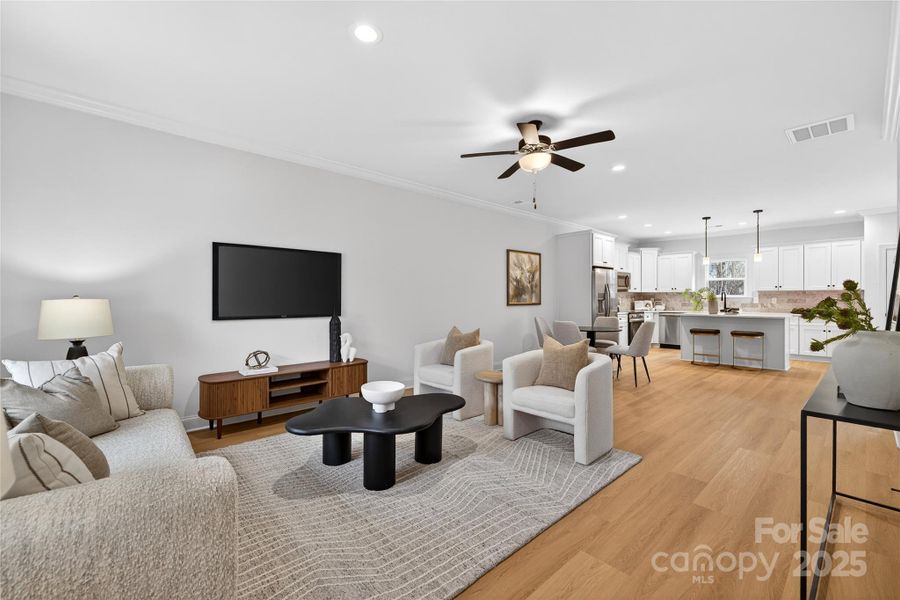 Furnished interior view inside a new home in , Denver (Image 8).