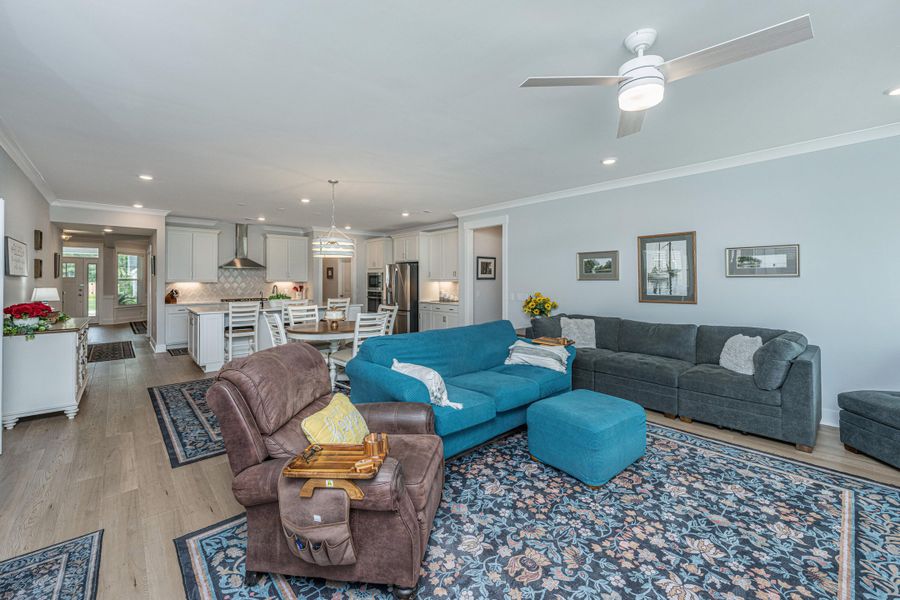 Furnished interior view inside a new home in The Enclave at French Quarter Creek, Huger (Image 51). Furnished interior view inside a new home in The Enclave at French Quarter Creek, Huger (Image 51).