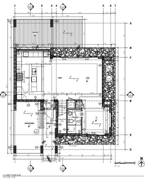 2D floor plan layout of this home in , El Portal, FL (Image 3). 2D floor plan layout of this home in , El Portal, FL (Image 3).