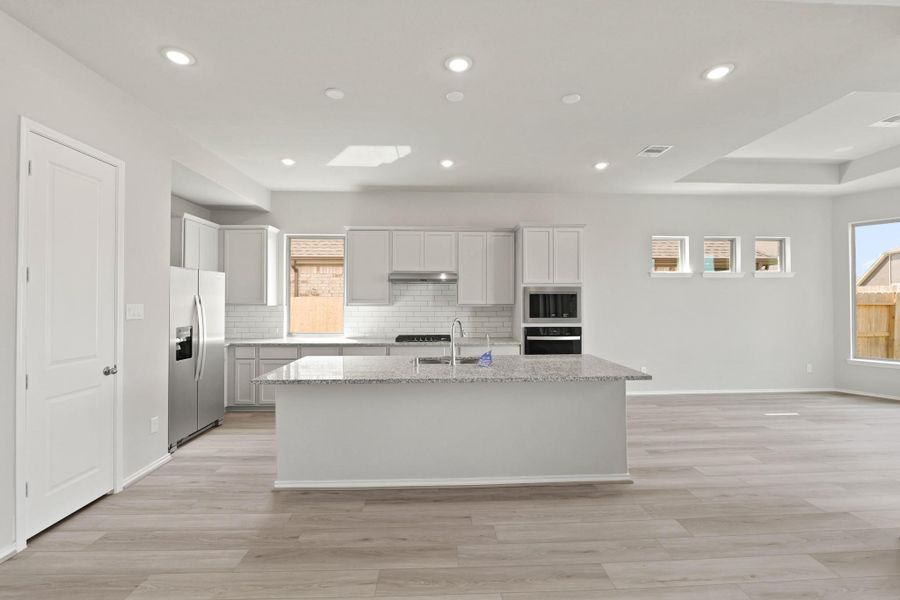 Furnished interior view inside a new home in The Trails, New Caney (Image 15). Furnished interior view inside a new home in The Trails, New Caney (Image 15).