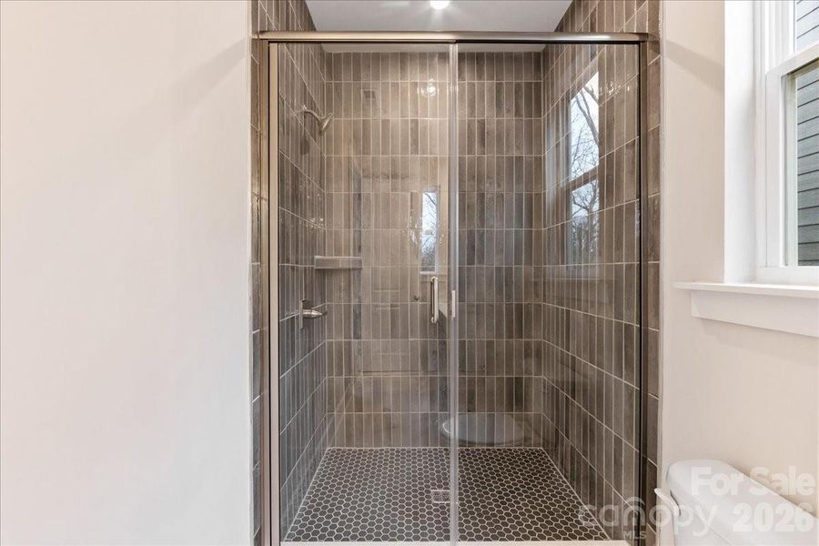 Tiled Primary Walk-In Shower