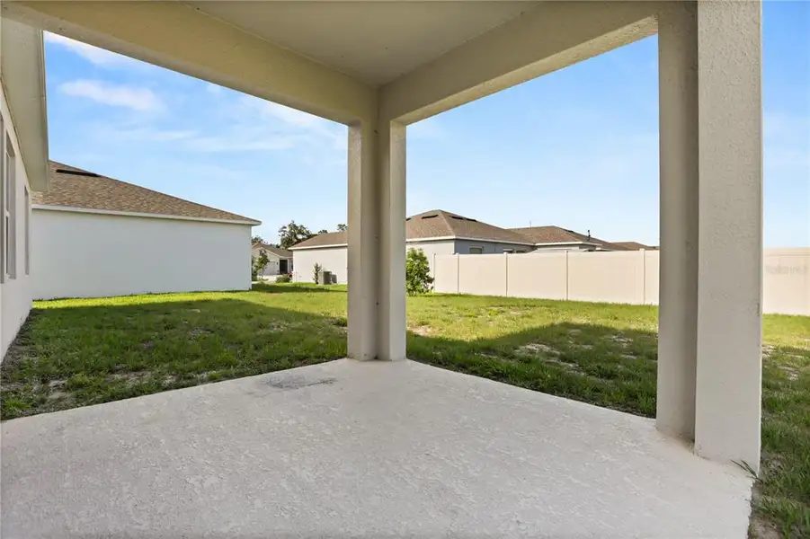 Exterior details and patio area of a home in Liberty Preserve, Leesburg (Image 4).