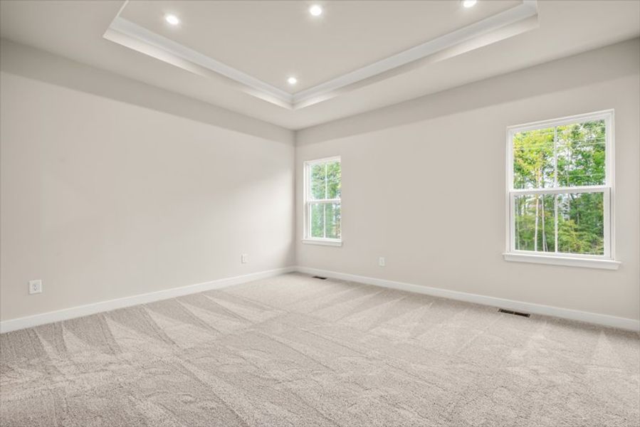Spacious, unfurnished interior of a new home in Townes at The Station, Apex (Image 17).