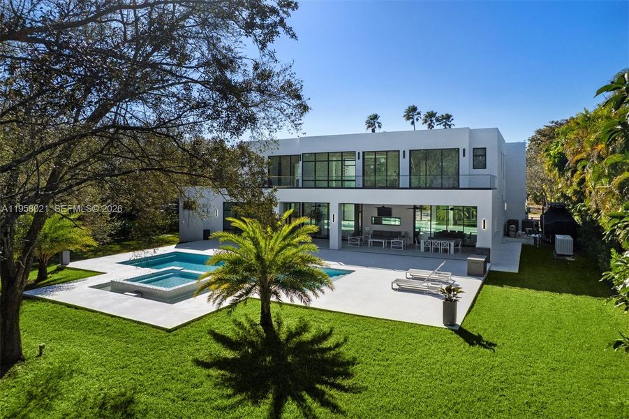 Exterior details and patio area of a home in , Miami (Image 17). Exterior details and patio area of a home in , Miami (Image 17).