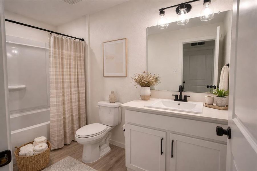Furnished interior view inside a new home in Tillage Farms, Princeton (Image 11).