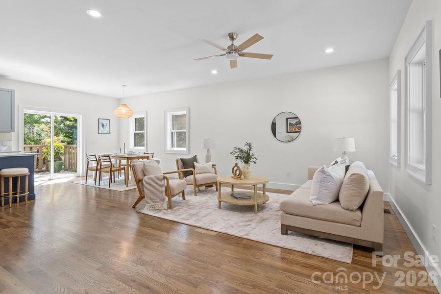 Furnished interior view inside a new home in , Asheville (Image 7).