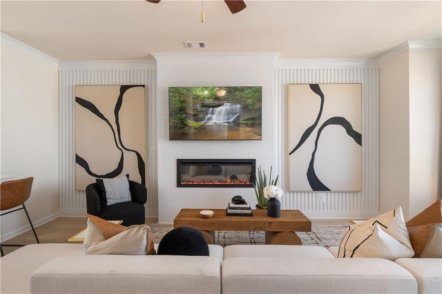 Furnished interior view inside a new home in Silverock, McDonough (Image 13).