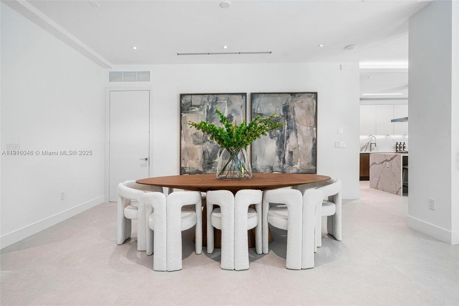 Furnished interior view inside a new home in , Miami (Image 5). Furnished interior view inside a new home in , Miami (Image 5).