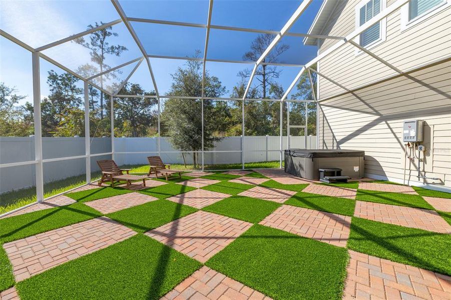 Exterior details and patio area of a home in , Celebration (Image 36).