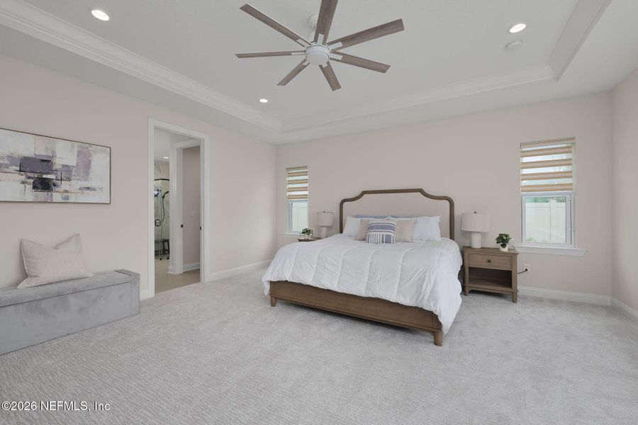 Furnished interior view inside a new home in , St. Augustine (Image 7).
