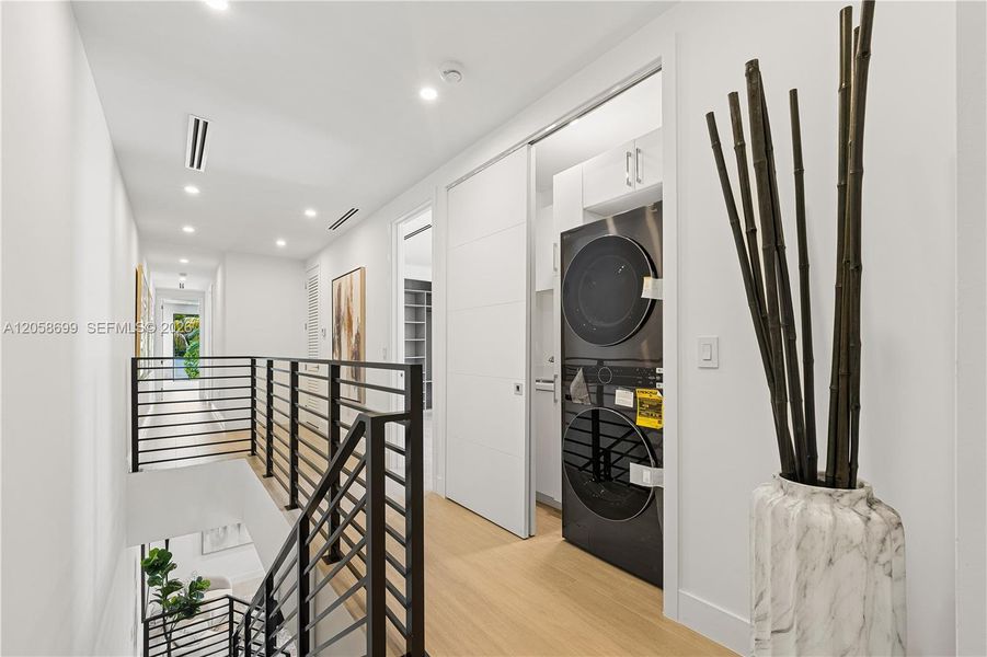 Furnished interior view inside a new home in , Miami (Image 8).