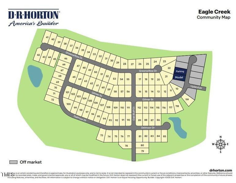 Eagle Creek Site Map