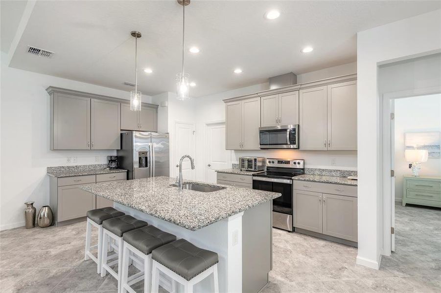 Furnished interior view inside a new home in , Daytona Beach (Image 20).