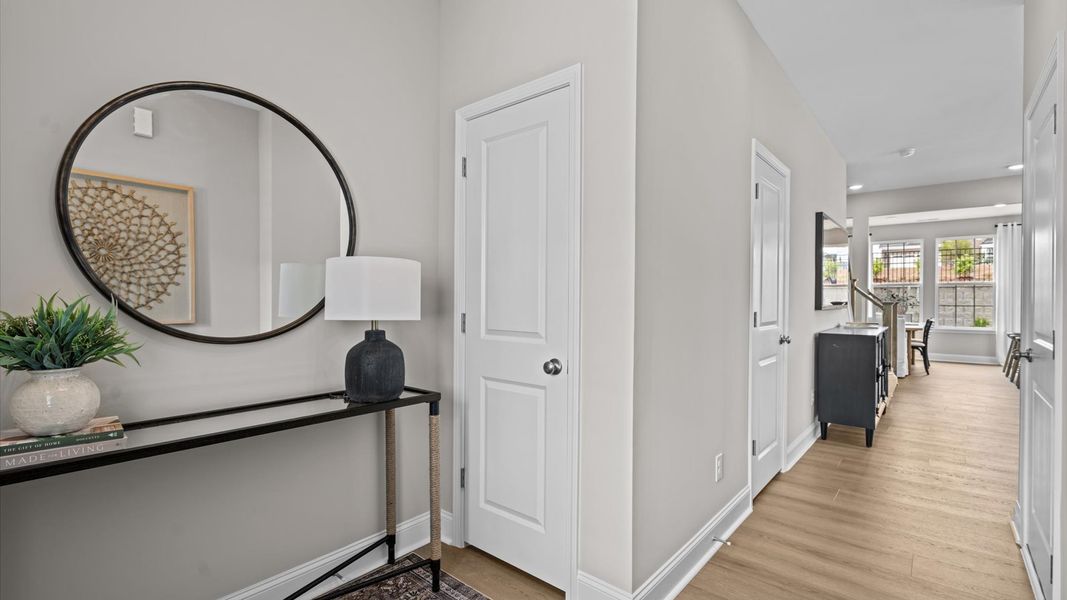 Furnished interior view inside a new home in Essex Townes, Franklinton (Image 4).