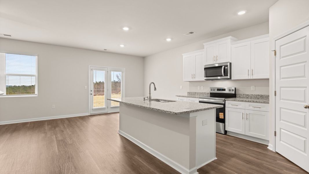 Furnished interior view inside a new home in Captain's Corner, Grovetown (Image 3).