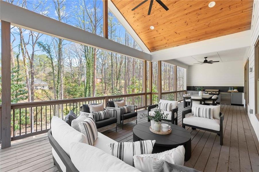 Exterior details and patio area of a home in , Marietta (Image 4). Exterior details and patio area of a home in , Marietta (Image 4).