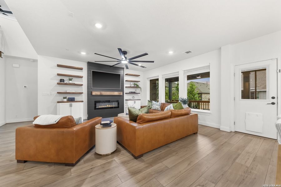 Furnished interior view inside a new home in Davis Ranch 50', San Antonio (Image 9).