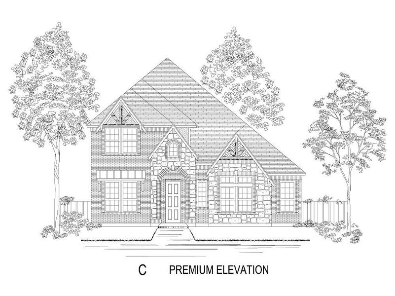 Representative rendering of the exterior for the Royal R (w/Game) by First Texas Homes (Image 5). Representative rendering of the exterior for the Royal R (w/Game) by First Texas Homes (Image 5).