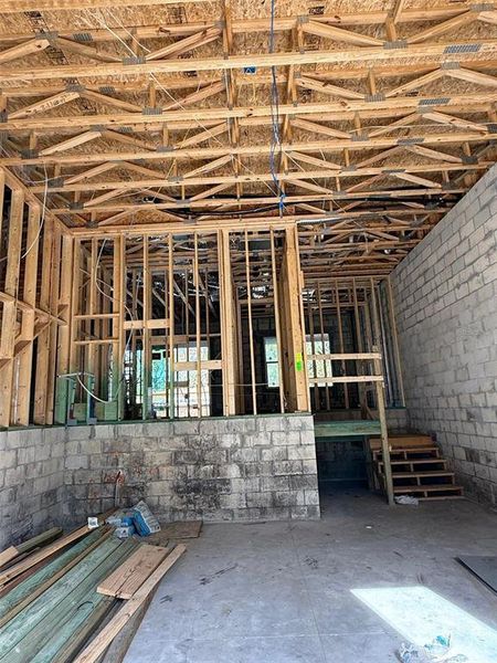 In-progress construction of a new home in , Tampa, FL (Image 8). In-progress construction of a new home in , Tampa, FL (Image 8).