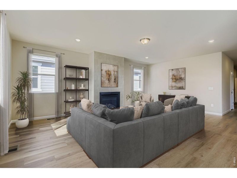 Furnished interior view inside a new home in Country Club Reserve, Fort Collins (Image 7).