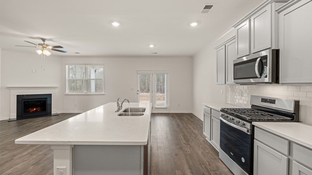 Furnished interior view inside a new home in Independence, Loganville (Image 8).