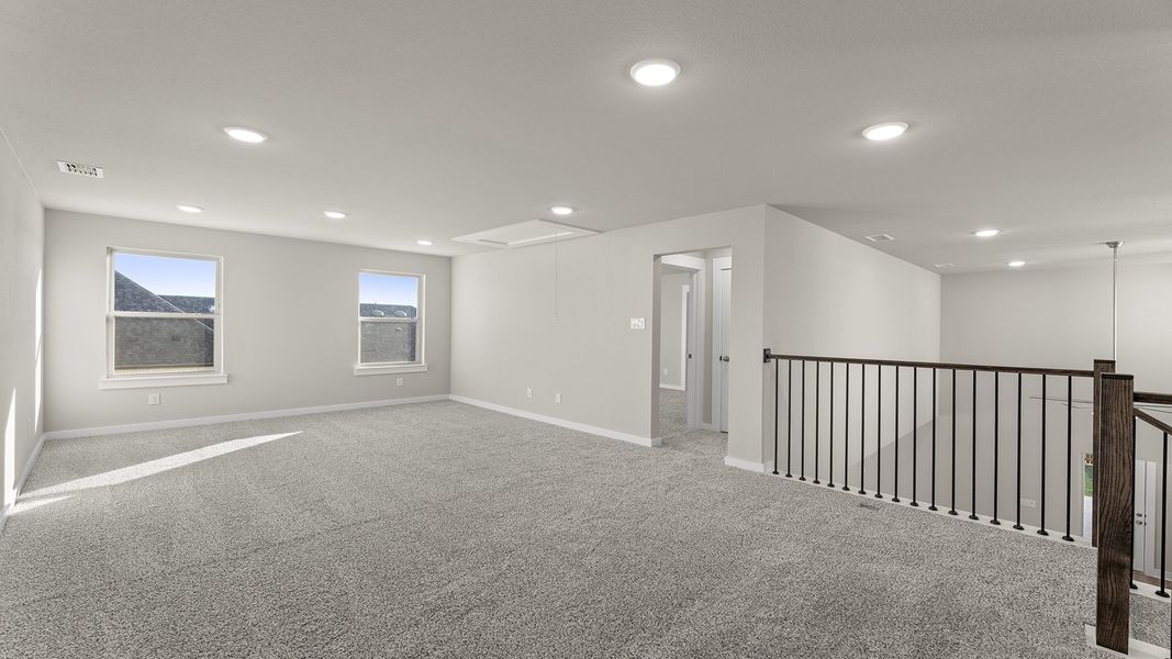 Spacious, unfurnished interior of a new home in Hillside Village 40s, Celina (Image 24). Spacious, unfurnished interior of a new home in Hillside Village 40s, Celina (Image 24).