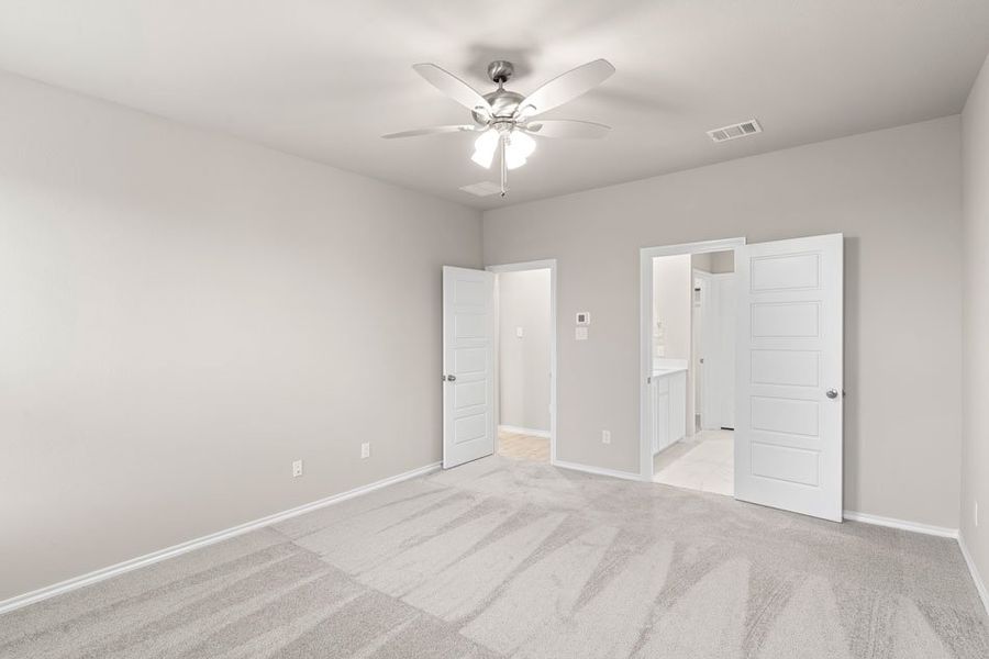 Representative exterior photo of a completed home built from the Willow by Impression Homes in Creekside Ranch, Blue Ridge, TX (Image 13).