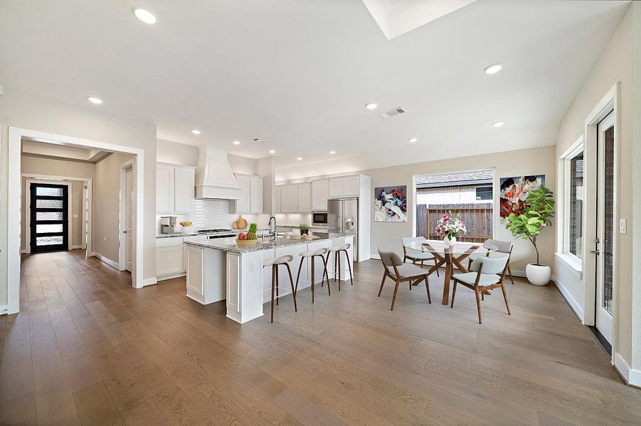 Representative furnished interior of a home built from the Waterlily by Caldwell Homes in Chambers Creek, Willis (Image 8). Representative furnished interior of a home built from the Waterlily by Caldwell Homes in Chambers Creek, Willis (Image 8).
