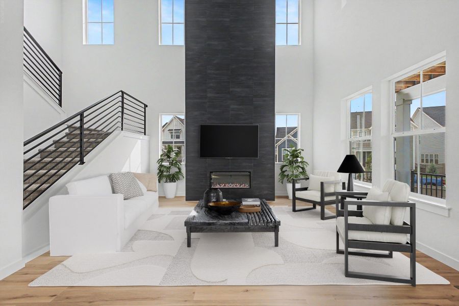 Furnished interior view inside a new home in Westerly, Erie (Image 4).