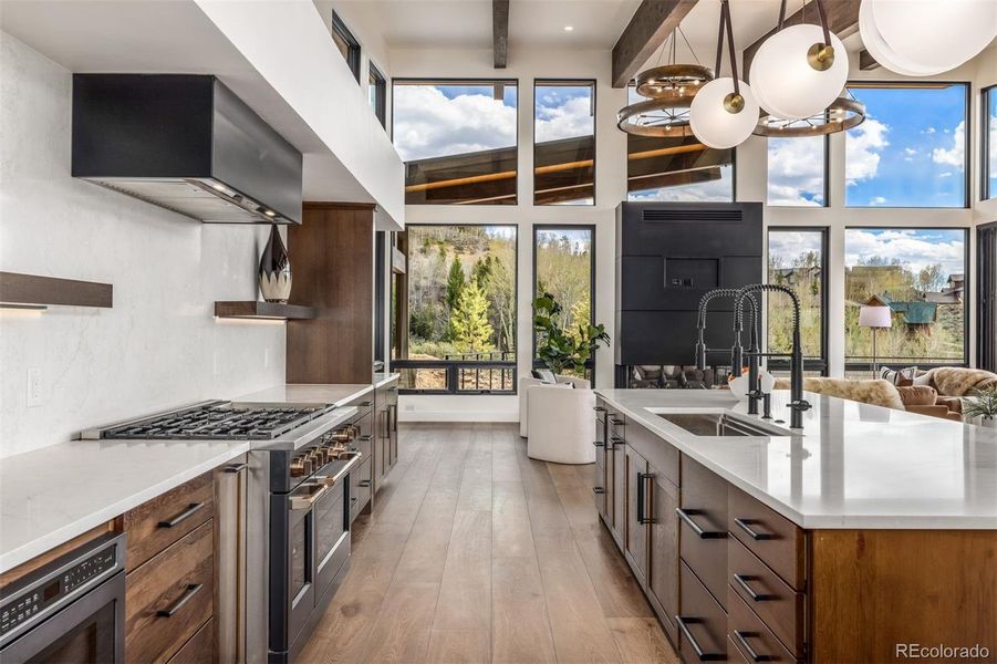 Furnished interior view inside a new home in , Silverthorne (Image 27).