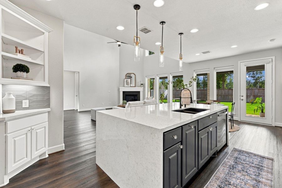 Furnished interior view inside a new home in The Highlands, Porter (Image 16).